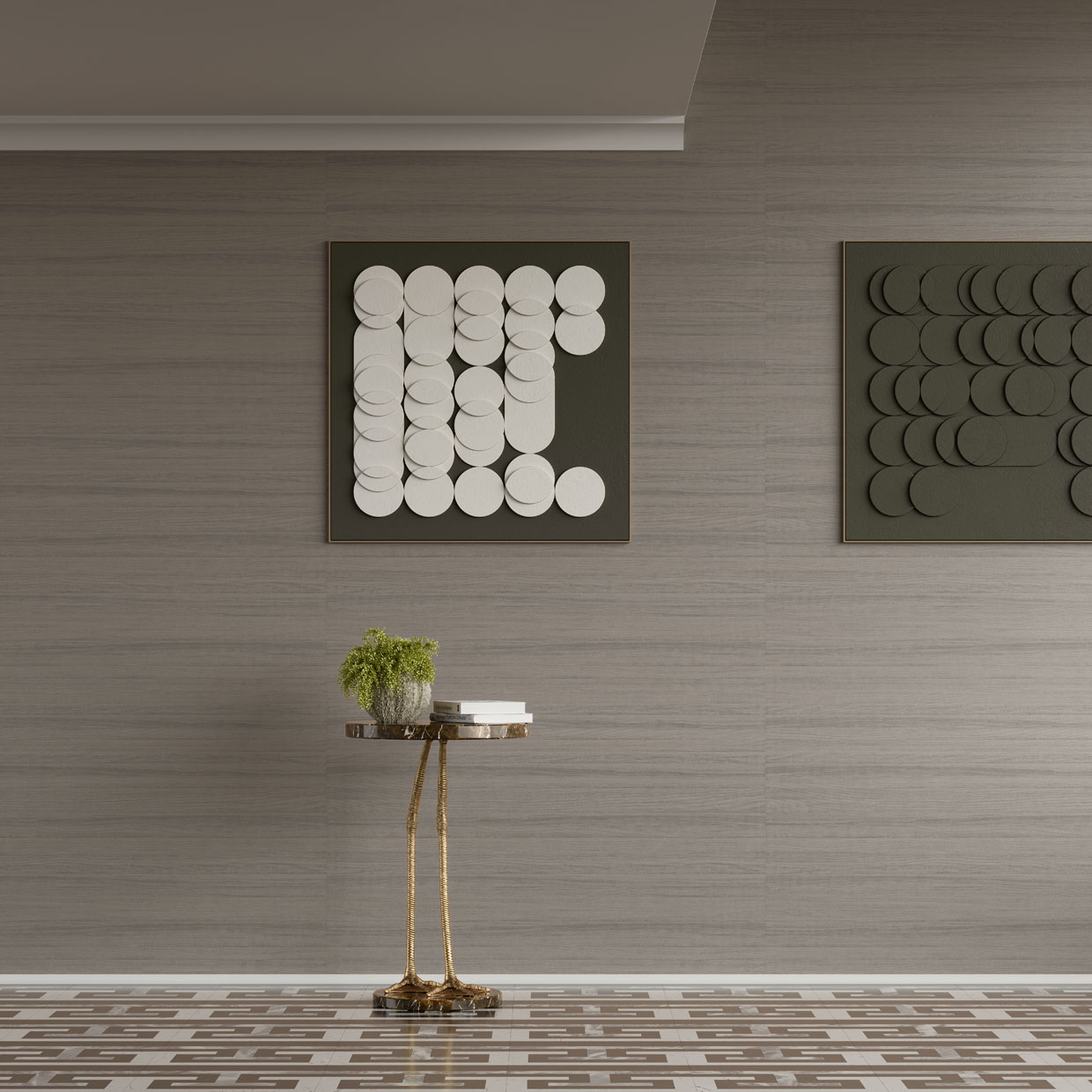 Обои Loymina Terra Veneer TER2 008 10,05×1 фото в интерьере